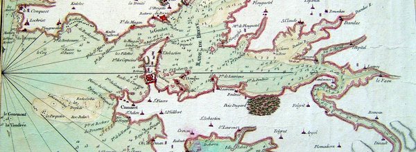 Plan de la rade de Brest