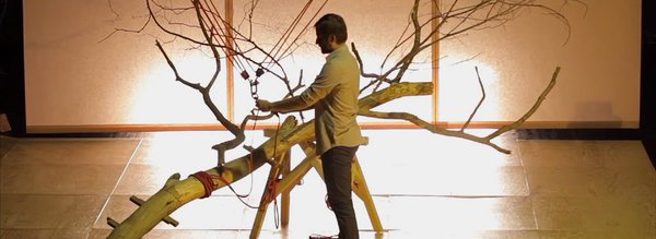 Simon Gauchet harnache l'arbre