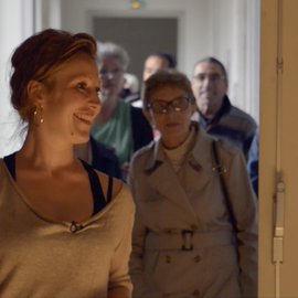 Sophie Ricard dans l'hôtel pasteur