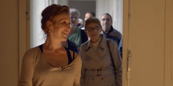 Sophie Ricard dans l'hôtel pasteur