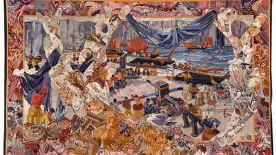 Tapisserie La Mer - Mathurin Méheut gabarit