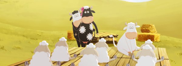 assisent sur les planches le-quatuor-a-cornes