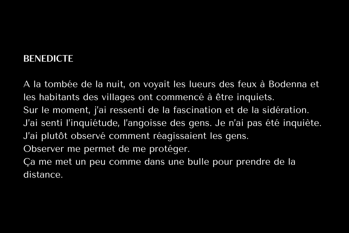 Benedicte témoignage