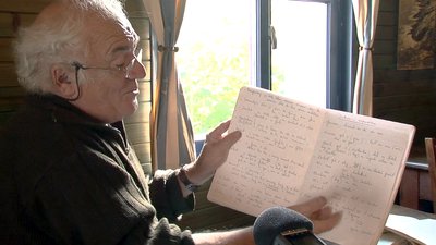 cahier carnet josé calloc'h je suis né au milieu de la mer copie