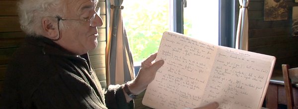 cahier carnet josé calloc'h je suis né au milieu de la mer copie