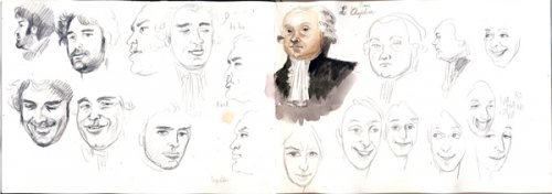 Carnet de travail - bd révolution - Grouazel et Locard