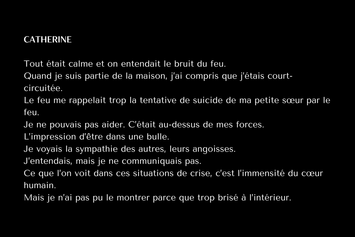 Catherine témoignage