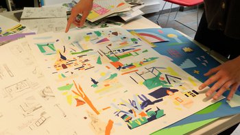 en train de dessiner Gessica PCC