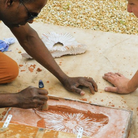 corail moulé dans du bronze