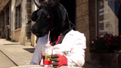 Corne verte diabolo au bar