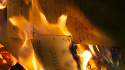 Courrier en feu