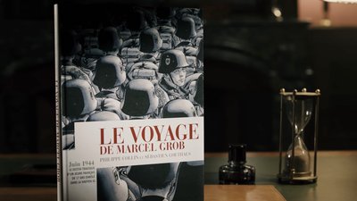 Couverture BD Le Voyage de Marcel Grob