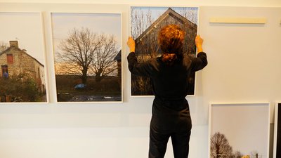 Accrochage exposition Aglaé CL