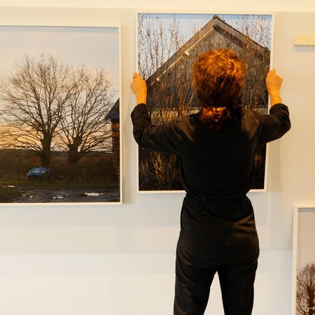 Accrochage exposition Aglaé CL