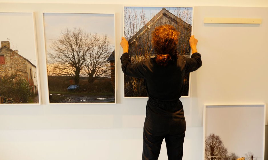 Accrochage exposition Aglaé CL