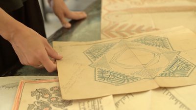 dessin préparatoire Jeanne Malivel