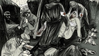 Dessin de tranchées ©GaeleFlao