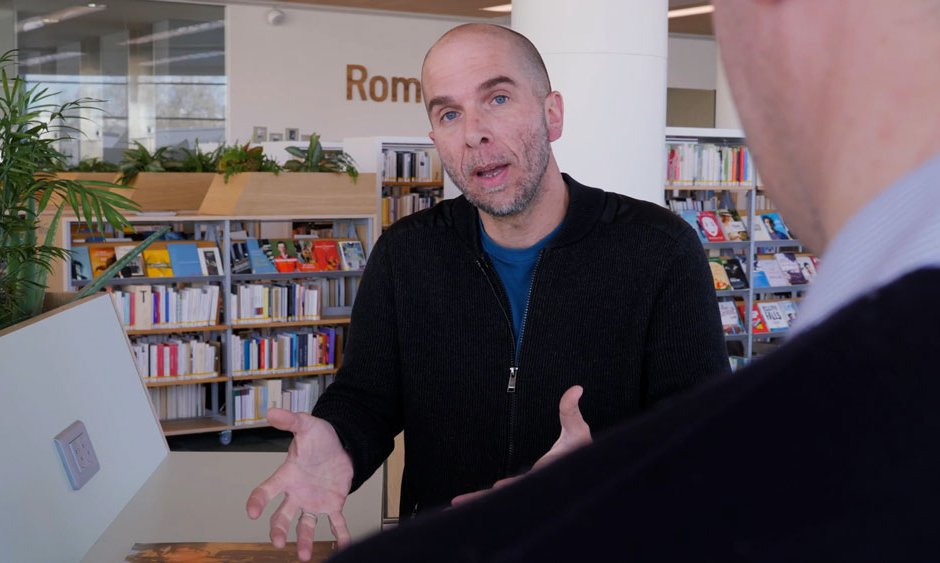 en pleine explication Guillaume Blanc