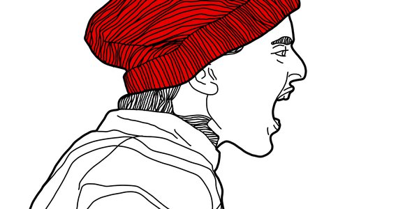 femme qui crie ©Hugo Beslay