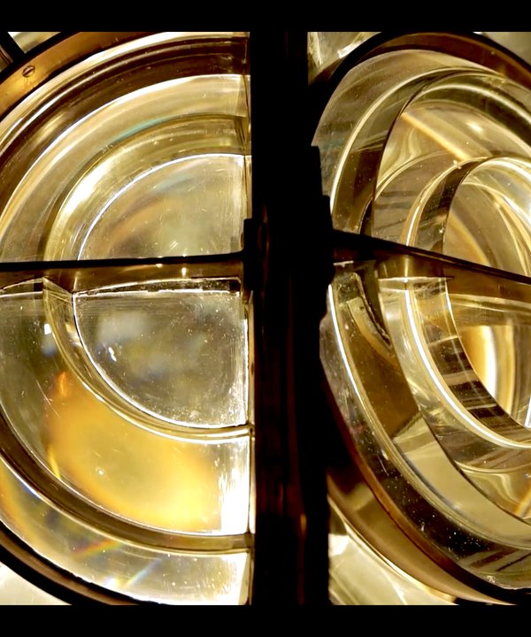 fresnel lentille gros plan