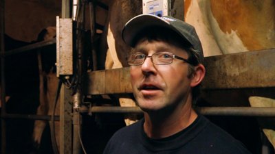 Jean Luc à l'étable Mellionnec 2020