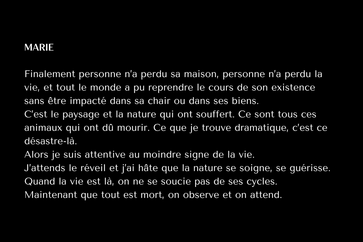 Marie témoignage