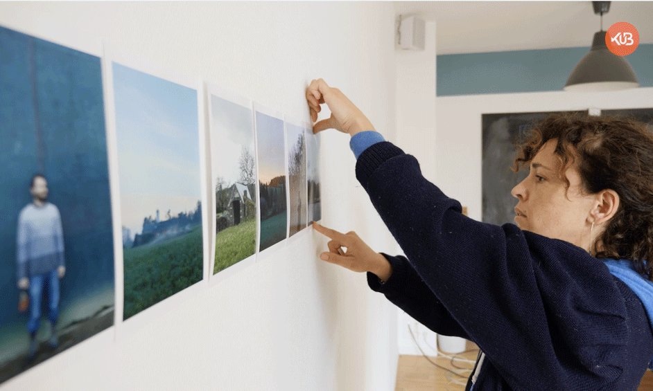 mur accrochage Aglae Bory