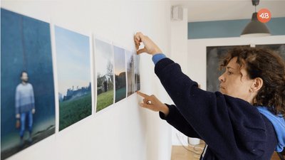 mur accrochage Aglae Bory