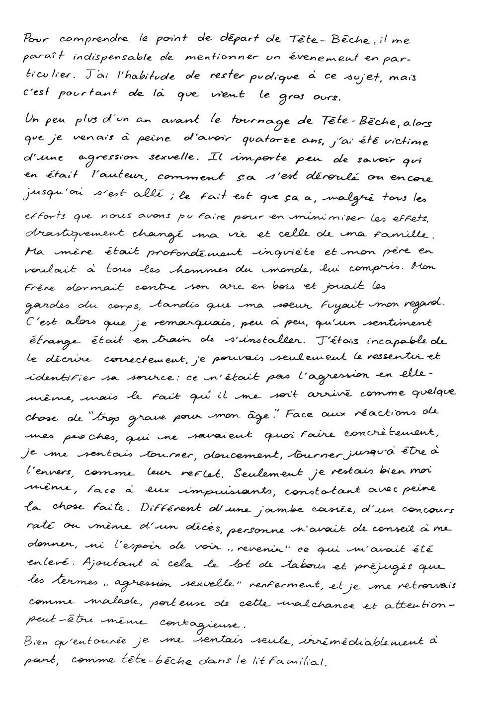 Tête bêche - Carnet de bord - page 2