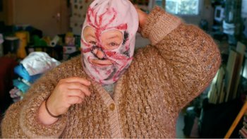 peintre de Groix masquée