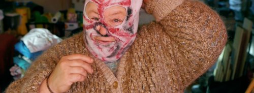 peintre de Groix masquée