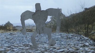 personnage en ardoise