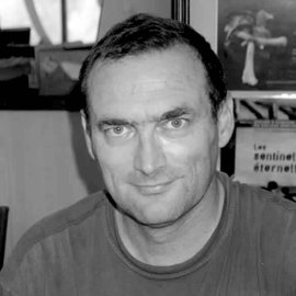 Portrait Pierre Mathiote noir et blanc