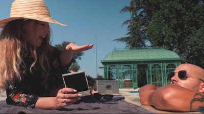 piscine allonger avec chapeau agav