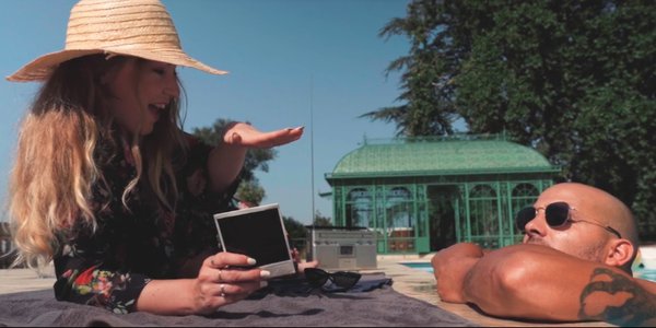 piscine allonger avec chapeau agav