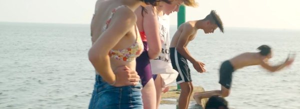 plage sauter de la cale