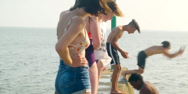 plage sauter de la cale