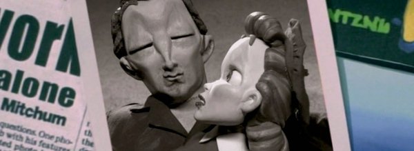 Robert Mitchum polaroid n&b