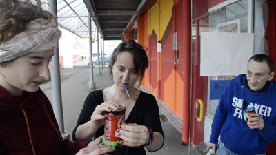 préparation atelier cyanotype - l'image en commun