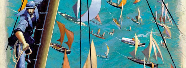 Semaine du golfe - du haut du mat - Flahault