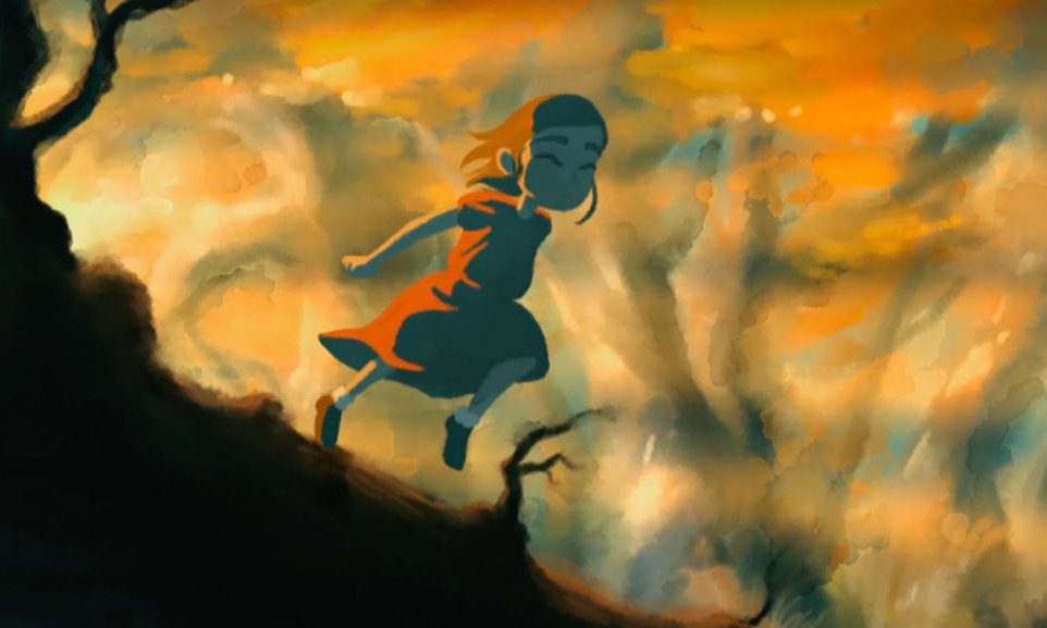 soeur lola qui gambade