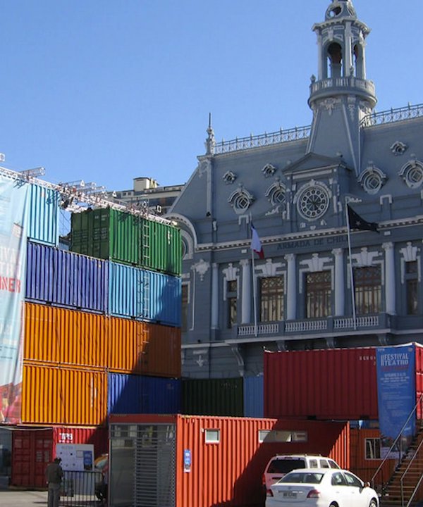 Installation de Teatro Container