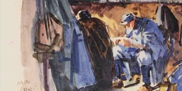 tranchée dessinée par meheut - soldat boue