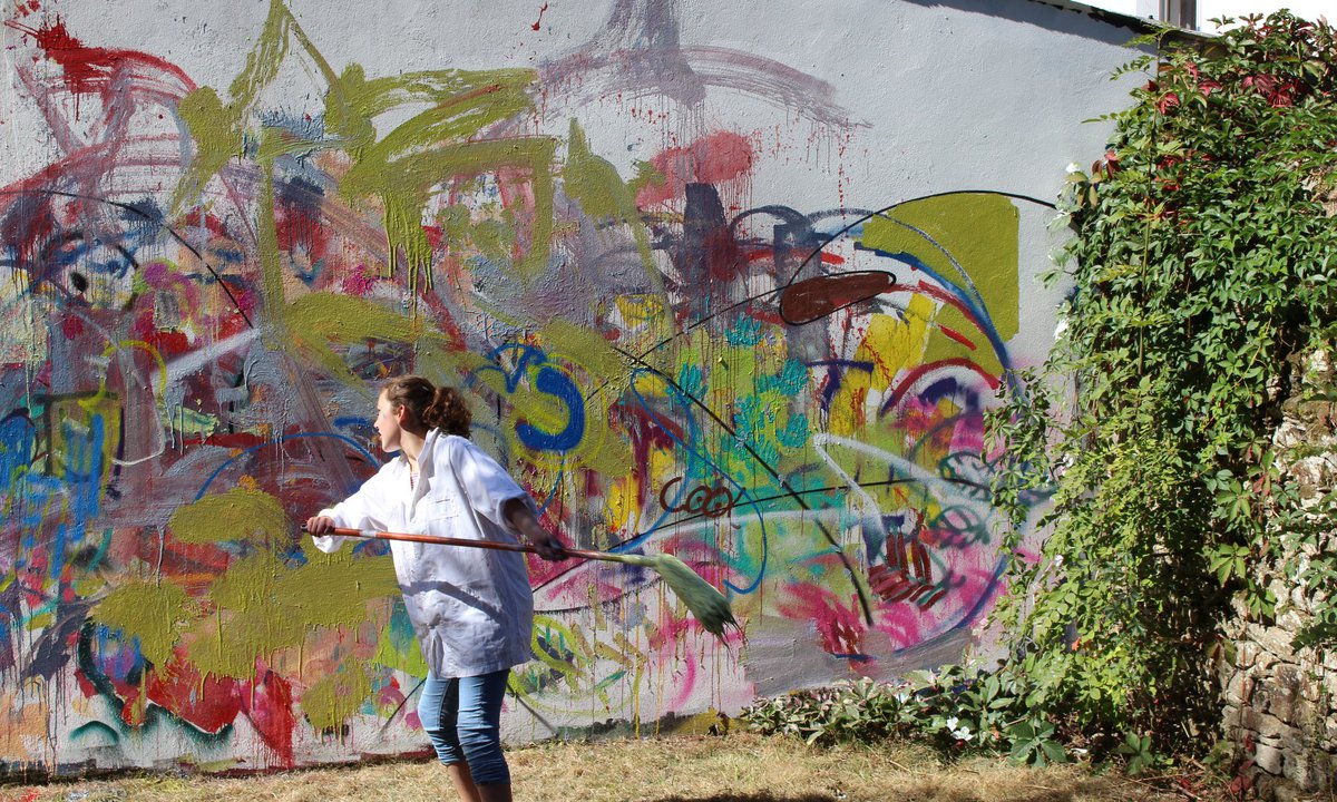 Atelier peinture en extérieur - Villa Gregam