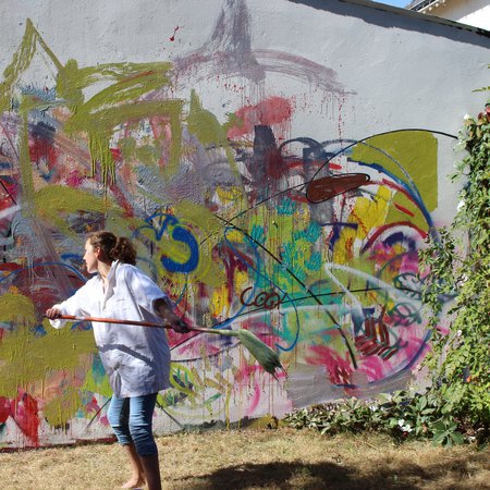 Atelier peinture en extérieur - Villa Gregam