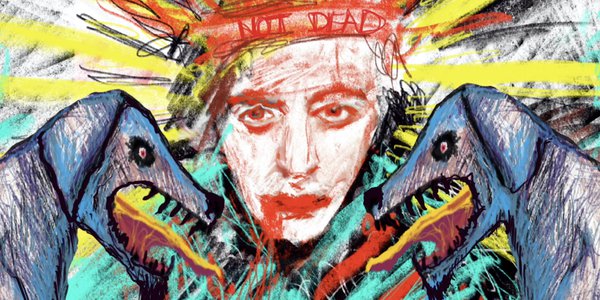 visage entre deux chiens - essence da silva