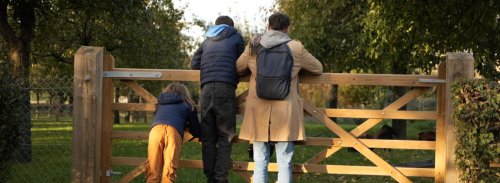 visiteurs au musée de la Bintinais