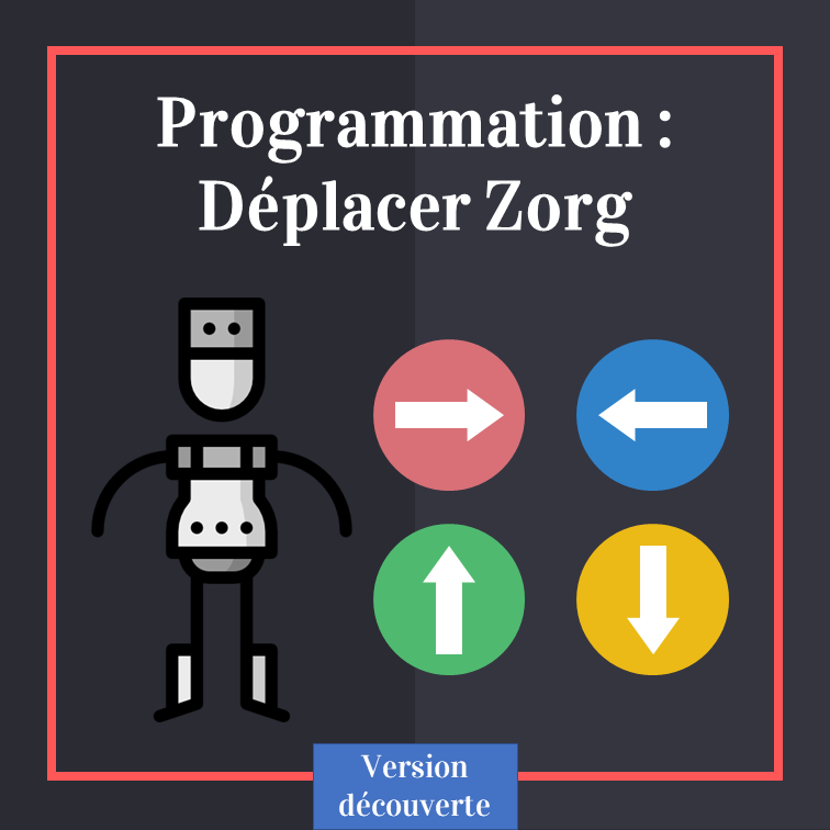 Programmation en maternelle et en primaire : Déplacer Zorg – Découverte