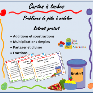 Problèmes de pâte a modeler, extrait gratuit
