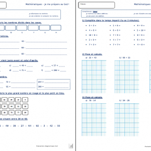 Evaluations diagnostiques CE2 + Tableau de suivi interactif Excel